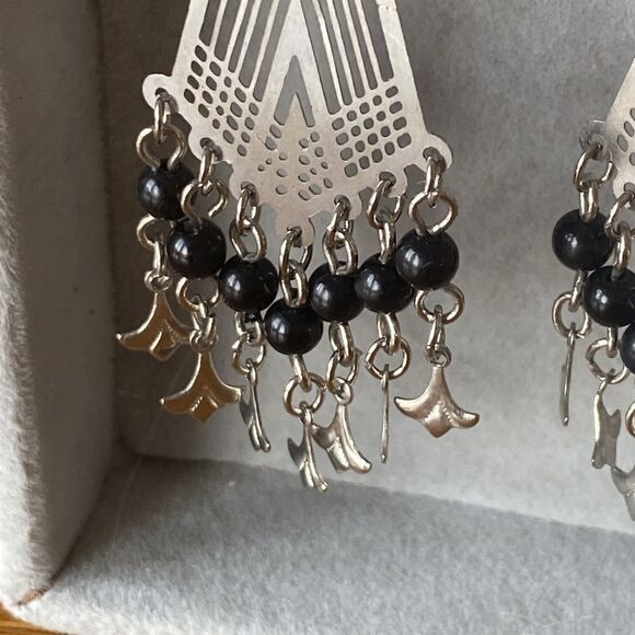 Art deco chandelier earrings - Picture 4 of 4